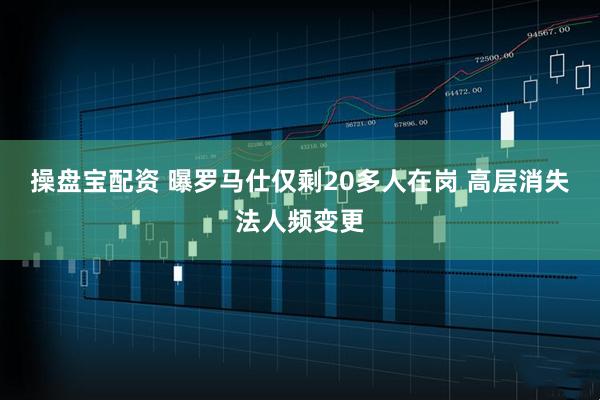 操盘宝配资 曝罗马仕仅剩20多人在岗 高层消失法人频变更