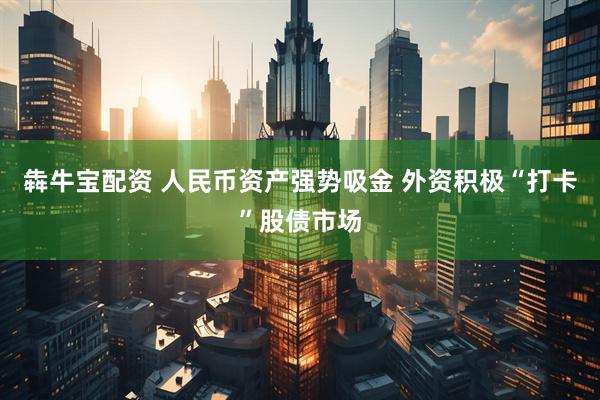犇牛宝配资 人民币资产强势吸金 外资积极“打卡”股债市场