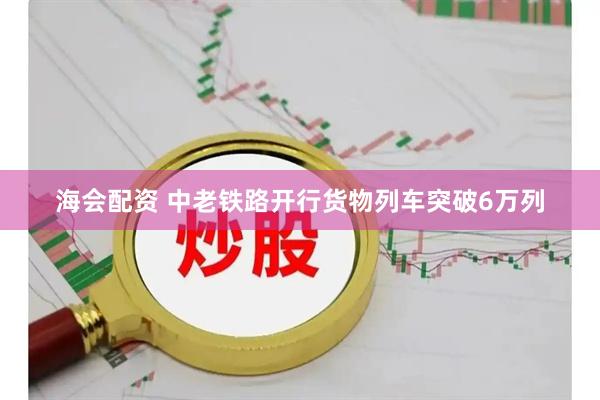 海会配资 中老铁路开行货物列车突破6万列